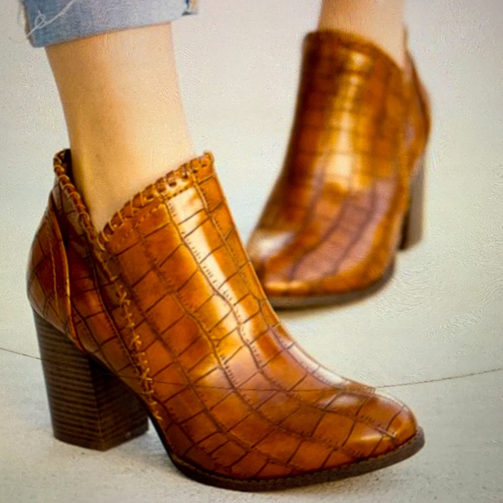 Tan Ankle Booties